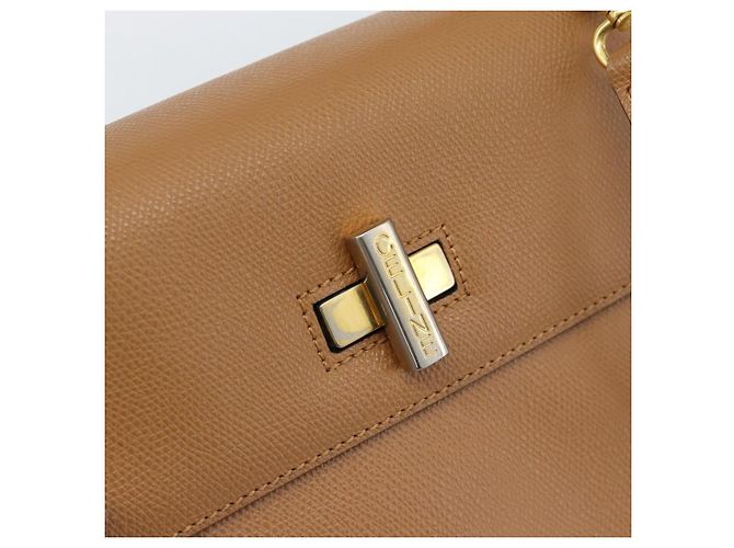 Céline CELINE Hand Bag Leather 2way Beige Gold - vista 19