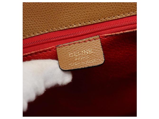 Céline CELINE Hand Bag Leather 2way Beige Gold - vista 21