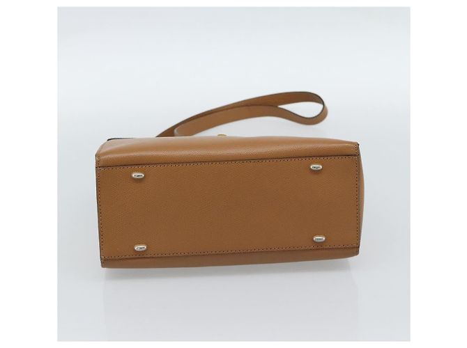 Céline CELINE Hand Bag Leather 2way Beige Gold - vista 5