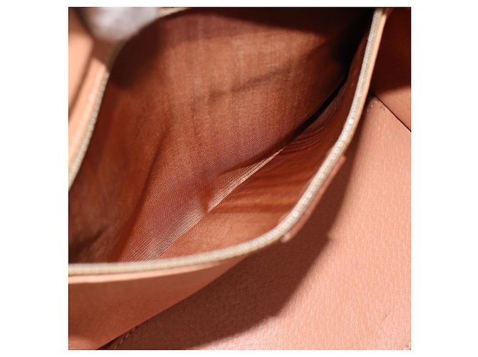 Céline CELINE Macadam Canvas Hand Bag PVC Leather Brown Gold - vista 20