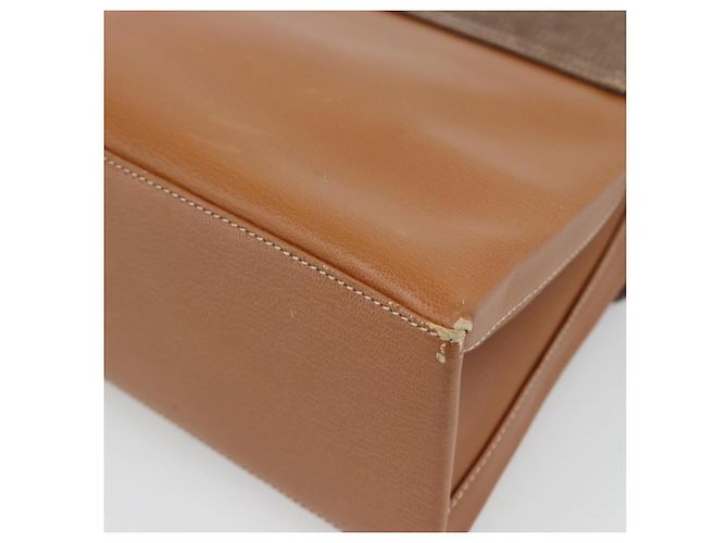 LOEWE Velazquez Hand Bag Leather Brown Gold - vista 15