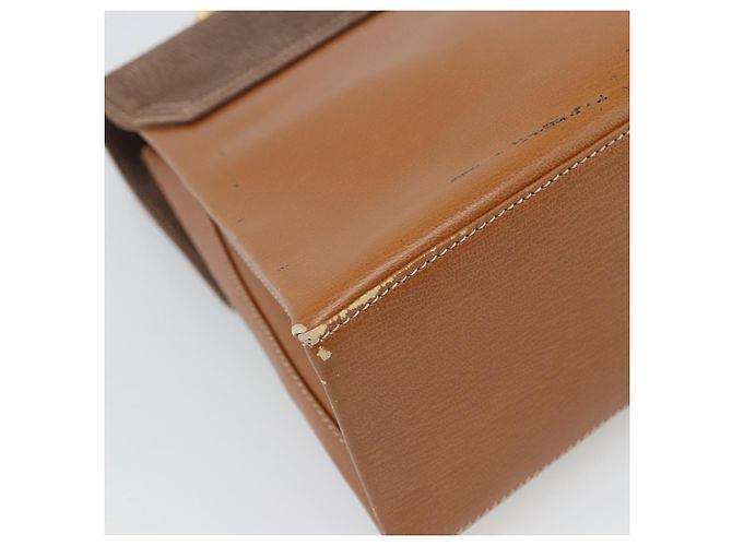 LOEWE Velazquez Hand Bag Leather Brown Gold - vista 16