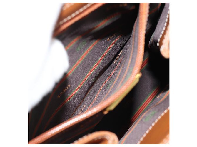 LOEWE Velazquez Hand Bag Leather Brown Gold - vista 20