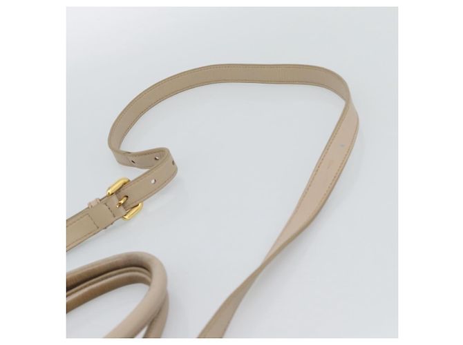 PRADA Hand Bag Leather 2way Beige Gold - vista 15