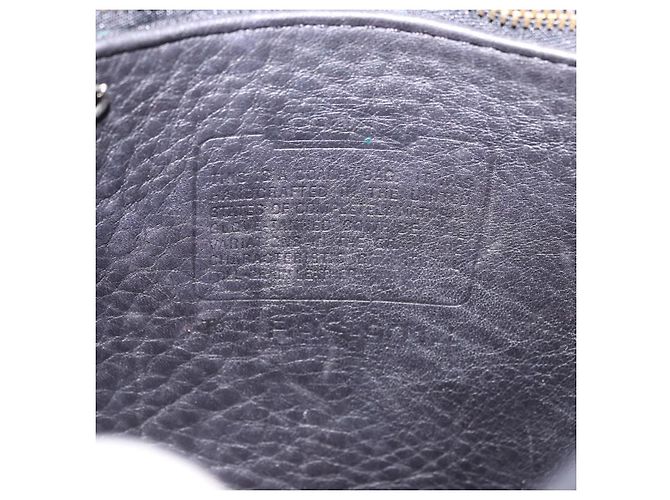 Coach Shoulder Bag Suede Black Gold - vista 17
