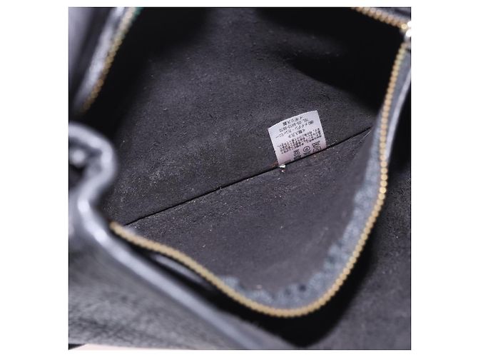 Coach Shoulder Bag Suede Black Gold - vista 22