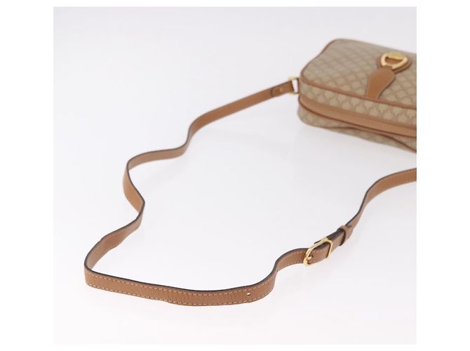 Céline CELINE Macadam Canvas Shoulder Bag PVC Beige Gold - vista 7