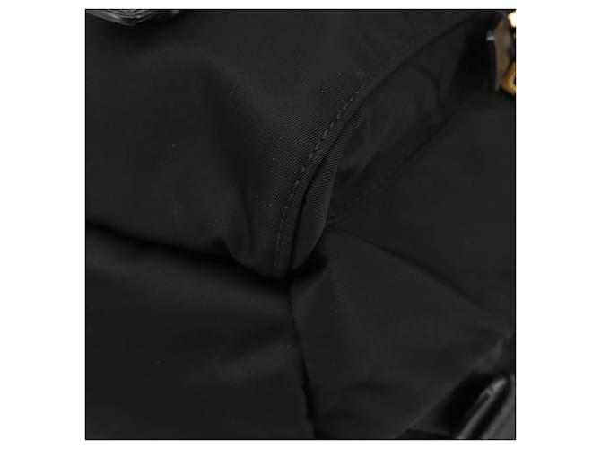PRADA Backpack Nylon Black Gold - vista 12