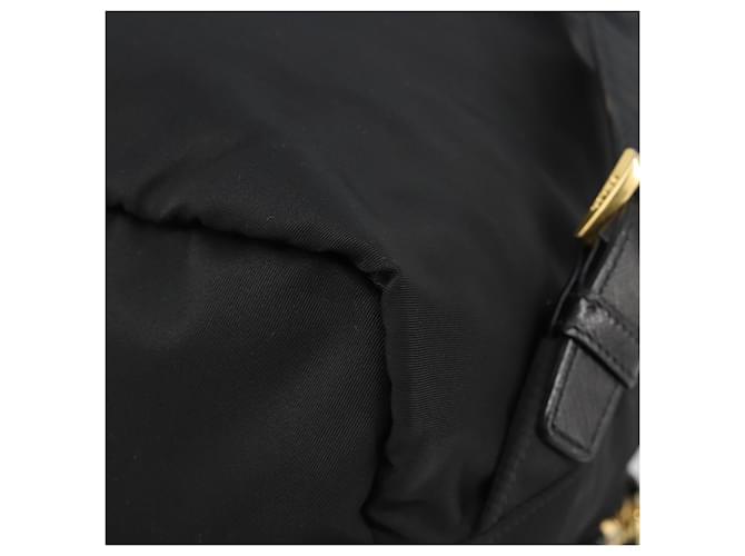 PRADA Backpack Nylon Black Gold - vista 14