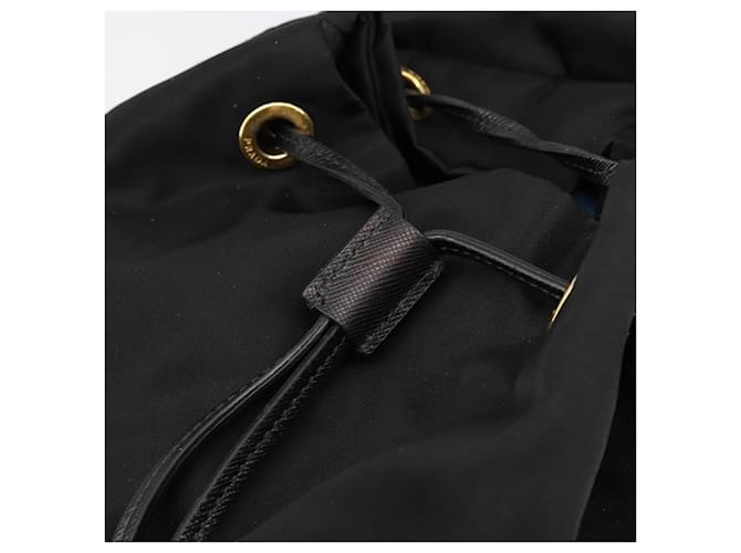 PRADA Backpack Nylon Black Gold - vista 21
