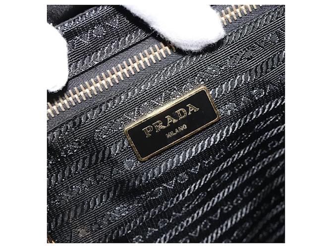 PRADA Backpack Nylon Black Gold - vista 22