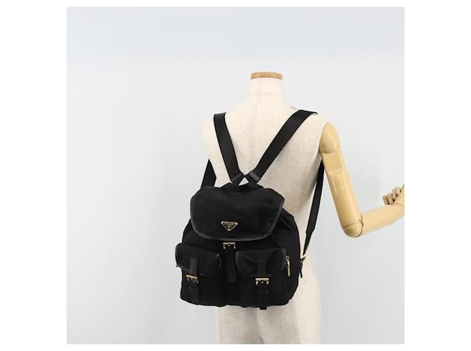 PRADA Backpack Nylon Black Gold - vista 31
