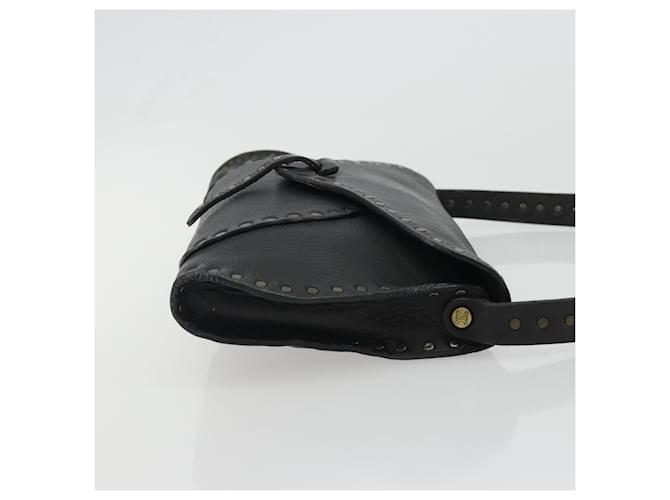 Céline CELINE Shoulder Bag Leather Black - vista 3
