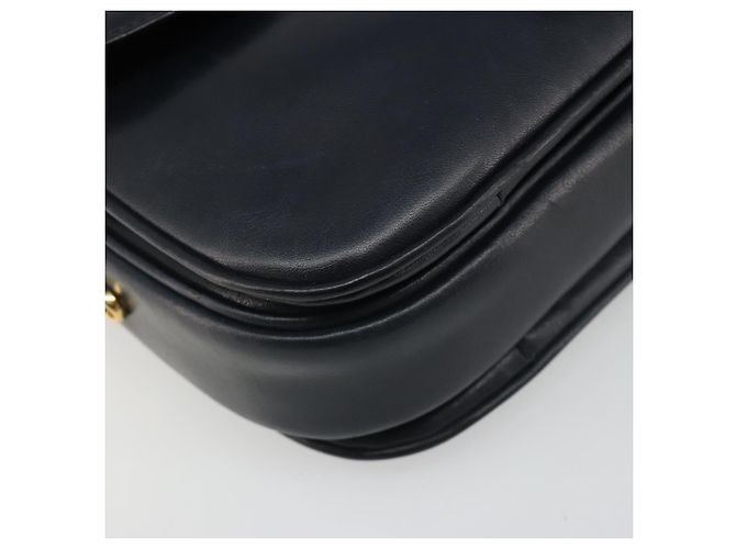Céline CELINE Shoulder Bag Leather Navy Gold - vista 14