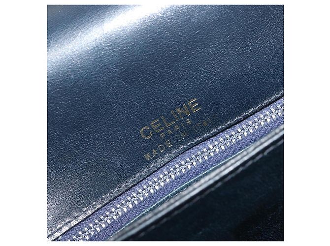 Céline CELINE Shoulder Bag Leather Navy Gold - vista 18