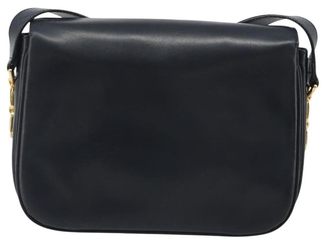 Céline CELINE Shoulder Bag Leather Navy Gold - vista 2