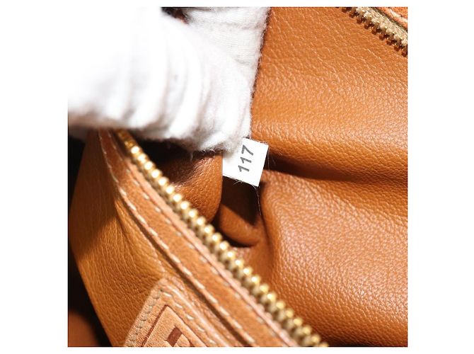 PRADA Shoulder Bag Leather 2way Brown Gold - vista 11
