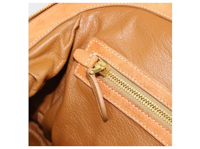 PRADA Shoulder Bag Leather 2way Brown Gold - vista 23