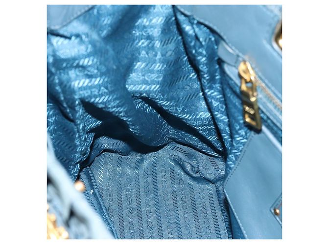 PRADA Gathered Hand Bag Nylon 2way Green Gold - vista 21