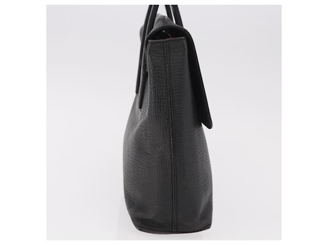 LOEWE Hand Bag Leather Black Silver - vista 4