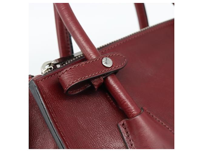 PRADA Hand Bag Leather 2way Red Silver - vista 19