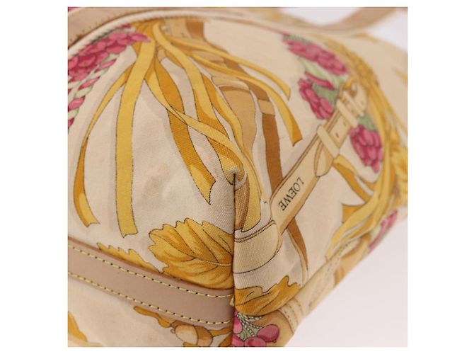 LOEWE Tote Bag Canvas Beige Brown - vista 14