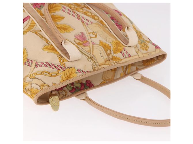 LOEWE Tote Bag Canvas Beige Brown - vista 6