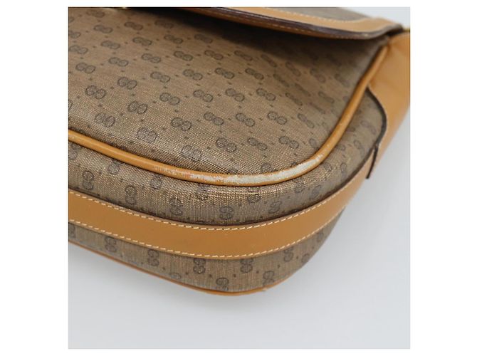 Gucci Micro GG Supreme Web Sherry Line Lederhandtasche in beige, authentisch BA13575 - Ansicht 10
