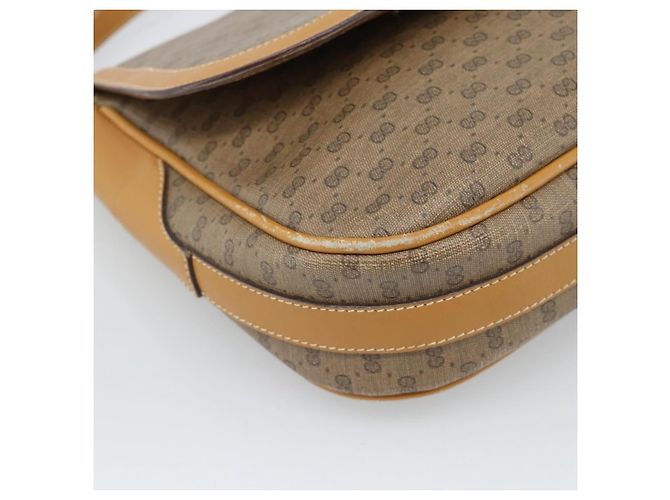 Gucci Micro GG Supreme Web Sherry Line Lederhandtasche in beige, authentisch BA13575 - Ansicht 11