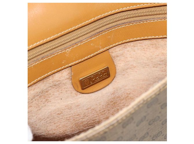 Gucci Micro GG Supreme Web Sherry Line Lederhandtasche in beige, authentisch BA13575 - Ansicht 16