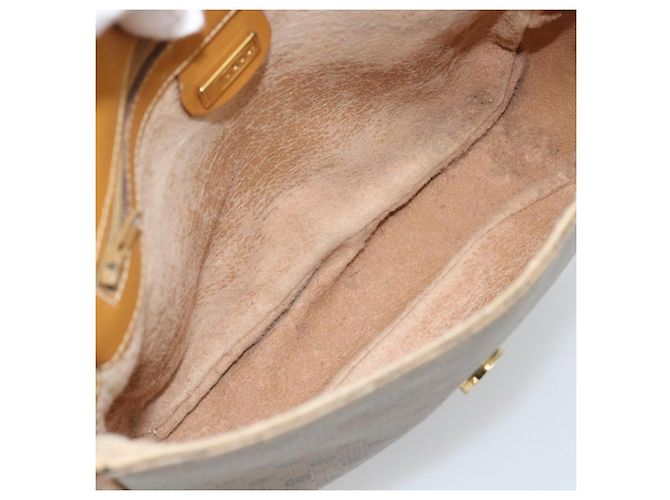Gucci Micro GG Supreme Web Sherry Line Lederhandtasche in beige, authentisch BA13575 - Ansicht 17
