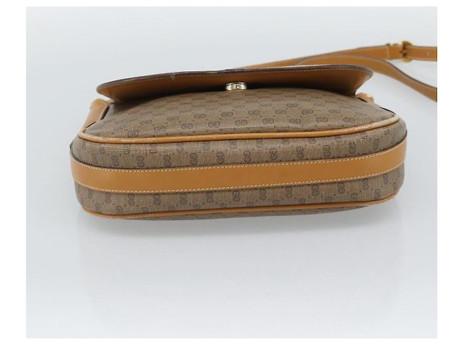 Gucci Micro GG Supreme Web Sherry Line Lederhandtasche in beige, authentisch BA13575 - Ansicht 9