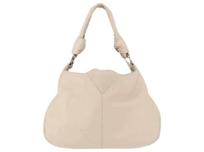 Borsa a tracolla LOEWE in pelle avorio e oro, codice articolo 189347A. - vista 13