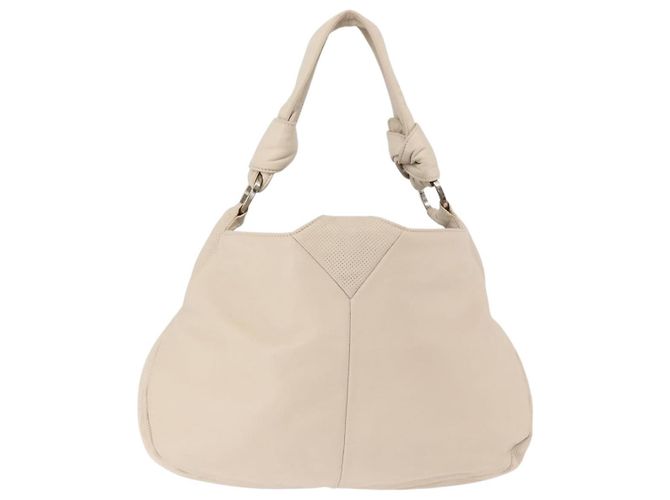 Borsa a tracolla LOEWE in pelle avorio e oro, codice articolo 189347A. - vista 2