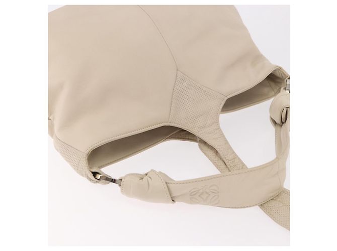 Borsa a tracolla LOEWE in pelle avorio e oro, codice articolo 189347A. - vista 6