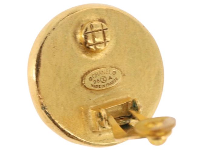CHANEL Earring Metal Gold Tone CC - vista 6