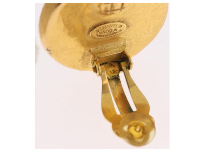 CHANEL Earring Metal Gold Tone CC - vista 7
