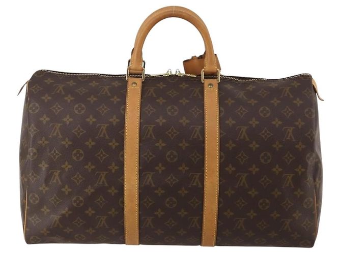 LOUIS VUITTON Monogram Keepall 50 Boston Bag M41426 LV - view 2
