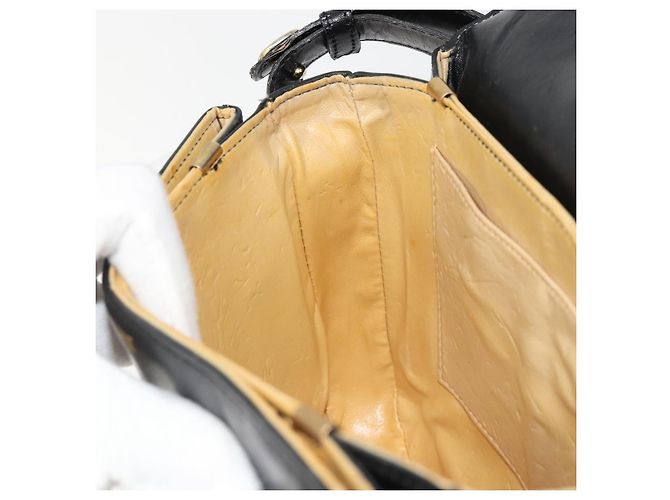 Céline CELINE Shoulder Bag Leather Black Gold - vista 20