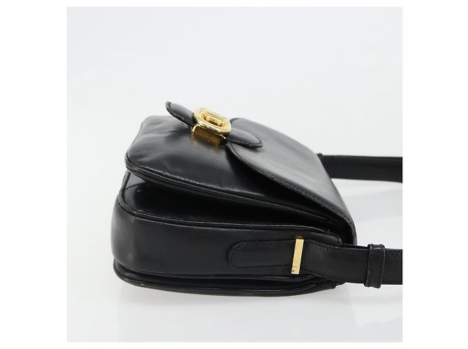 Céline CELINE Shoulder Bag Leather Black Gold - vista 3