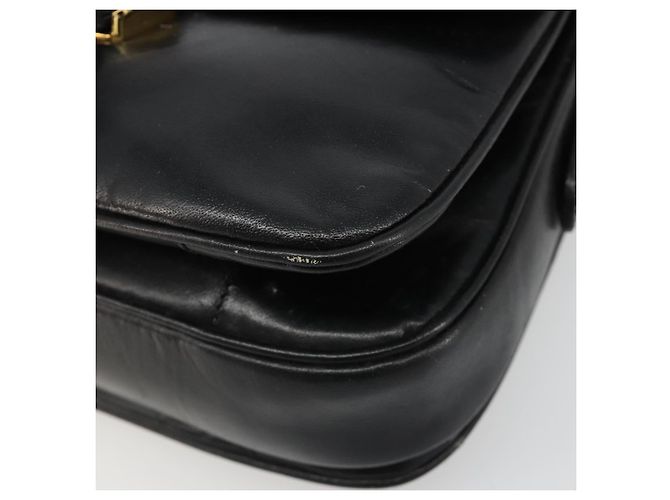 Céline CELINE Shoulder Bag Leather Black Gold - vista 9