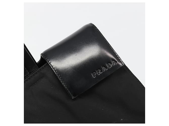 PRADA Hand Bag Nylon Black Silver - vista 17