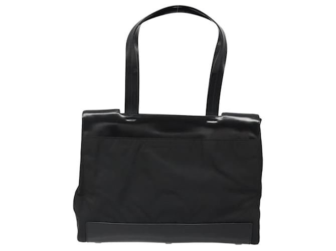 PRADA Hand Bag Nylon Black Silver - vista 2