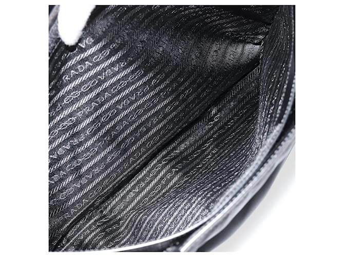 PRADA Hand Bag Nylon Black Silver - vista 23