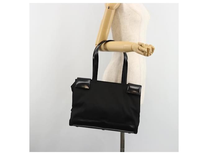PRADA Hand Bag Nylon Black Silver - vista 25