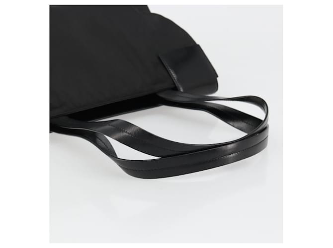 PRADA Hand Bag Nylon Black Silver - vista 7