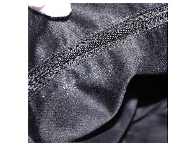 SAINT LAURENT Tote Bag Canvas Pink Silver - vista 14