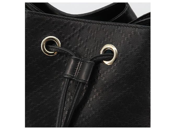 GUCCI Purse Shoulder Bag Leather PVC Black Gold 354228 - vista 14