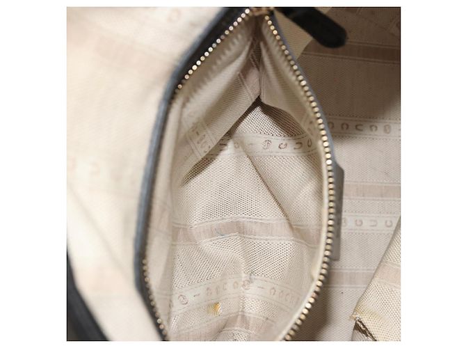 GUCCI Purse Shoulder Bag Leather PVC Black Gold 354228 - vista 21