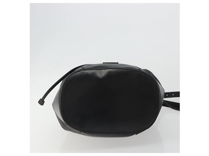 GUCCI Purse Shoulder Bag Leather PVC Black Gold 354228 - vista 9